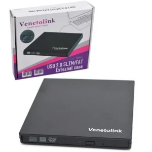 باکس درایور نوری اکسترنال VENETOLINK SLIM 9.5MM