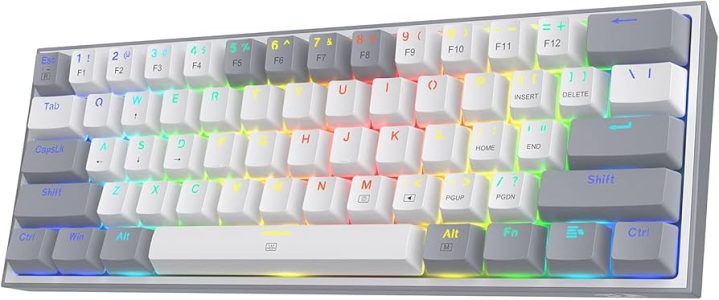 کیبورد گیمینگ مدل REDRAGON FIZZ RGB K617-RWG